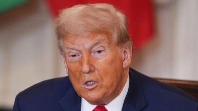 Die Trump-Zölle betreffen auch brasilianische Produkte - mit vergleichsweise hohem Prozentsatz. (Foto: Evan Vucci/AP/dpa)