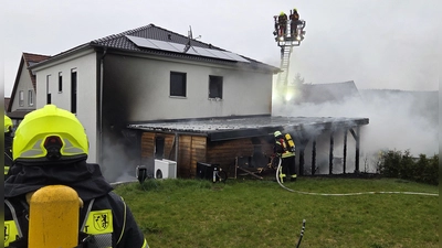 In Sugenheim hat es am Sonntagvormittag gebrannt. (Foto: Feuerwehr Sugenheim)
