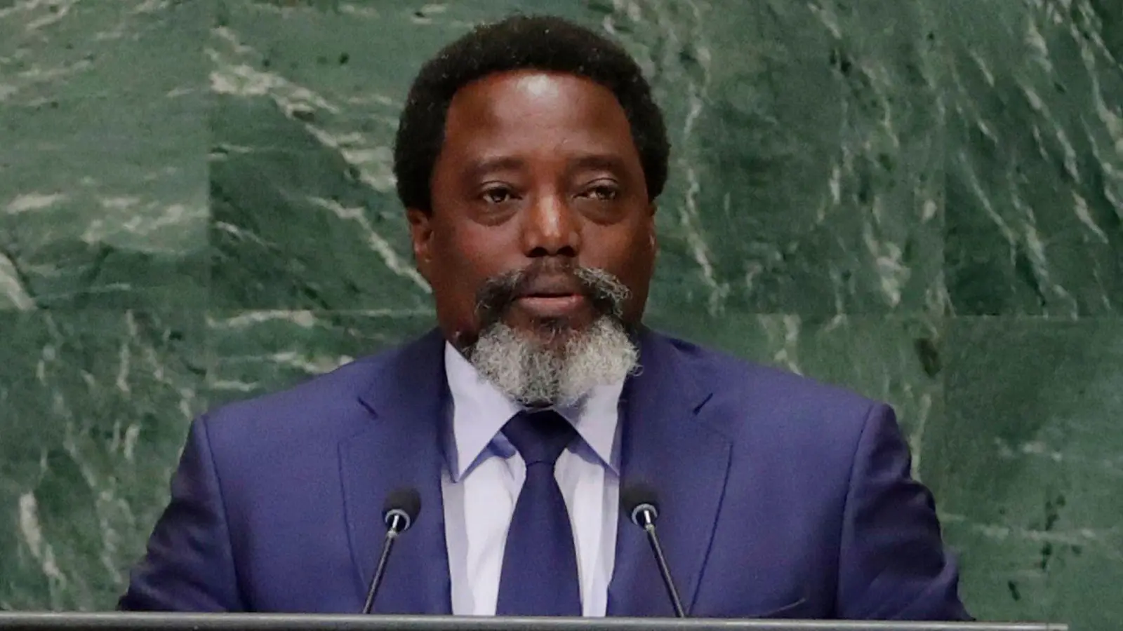 Ein Militärgericht im Kongo hat Ex-Präsidenten Joseph Kabila wegen Hochverrats und Kriegsverbrechen zum Tode verurteilt. (Archivbild) (Foto: Frank Franklin Ii/AP/dpa)