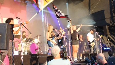Auftritt der Band Tyna im Steinbruch auf dem Taubertal Festival 2024. Darum wird es diese Stage heuer nicht geben. (Archivbild: Jarah Greipel)