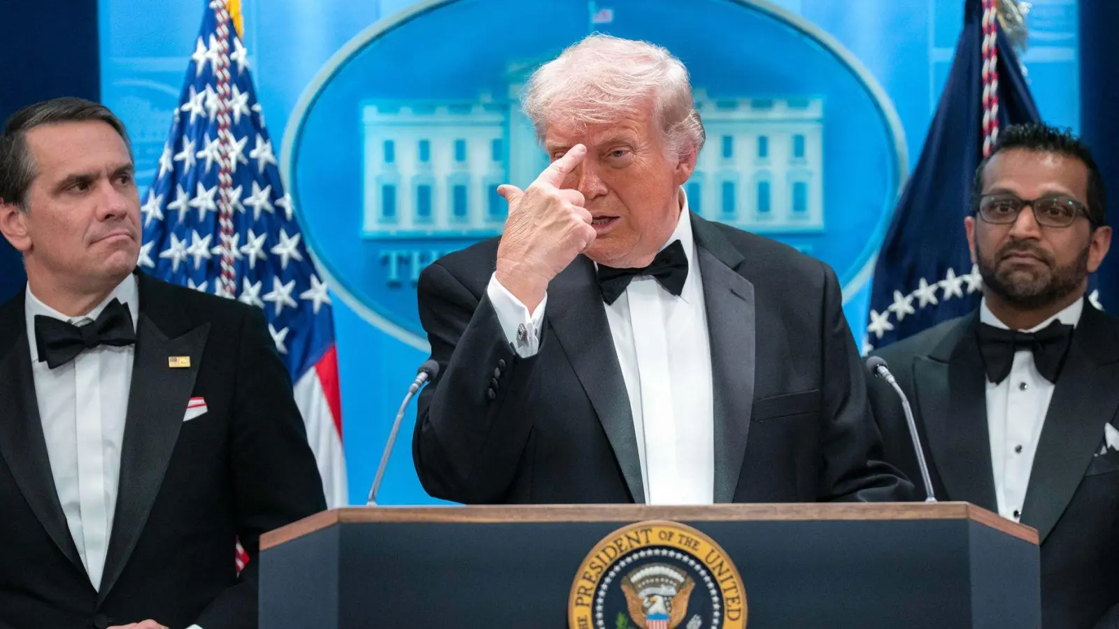 US-Präsident Donald Trump hat den Verdächtigen als „Möchtegern-Attentäter“ bezeichnet (Foto: Jose Luis Magana/AP/dpa)