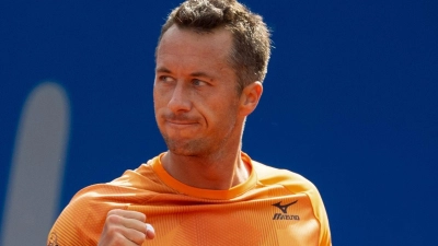 Philipp Kohlschreiber arbeitet als Trainer von Tennis-Talent Justin Engel. (Foto: Sven Hoppe/dpa)