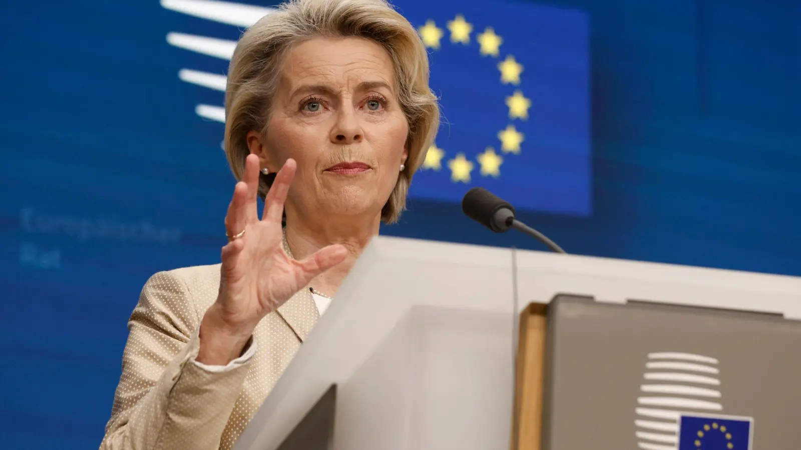 EU-Kommissionspräsidentin Ursula von der Leyen. (Foto: Omar Havana/AP/dpa)