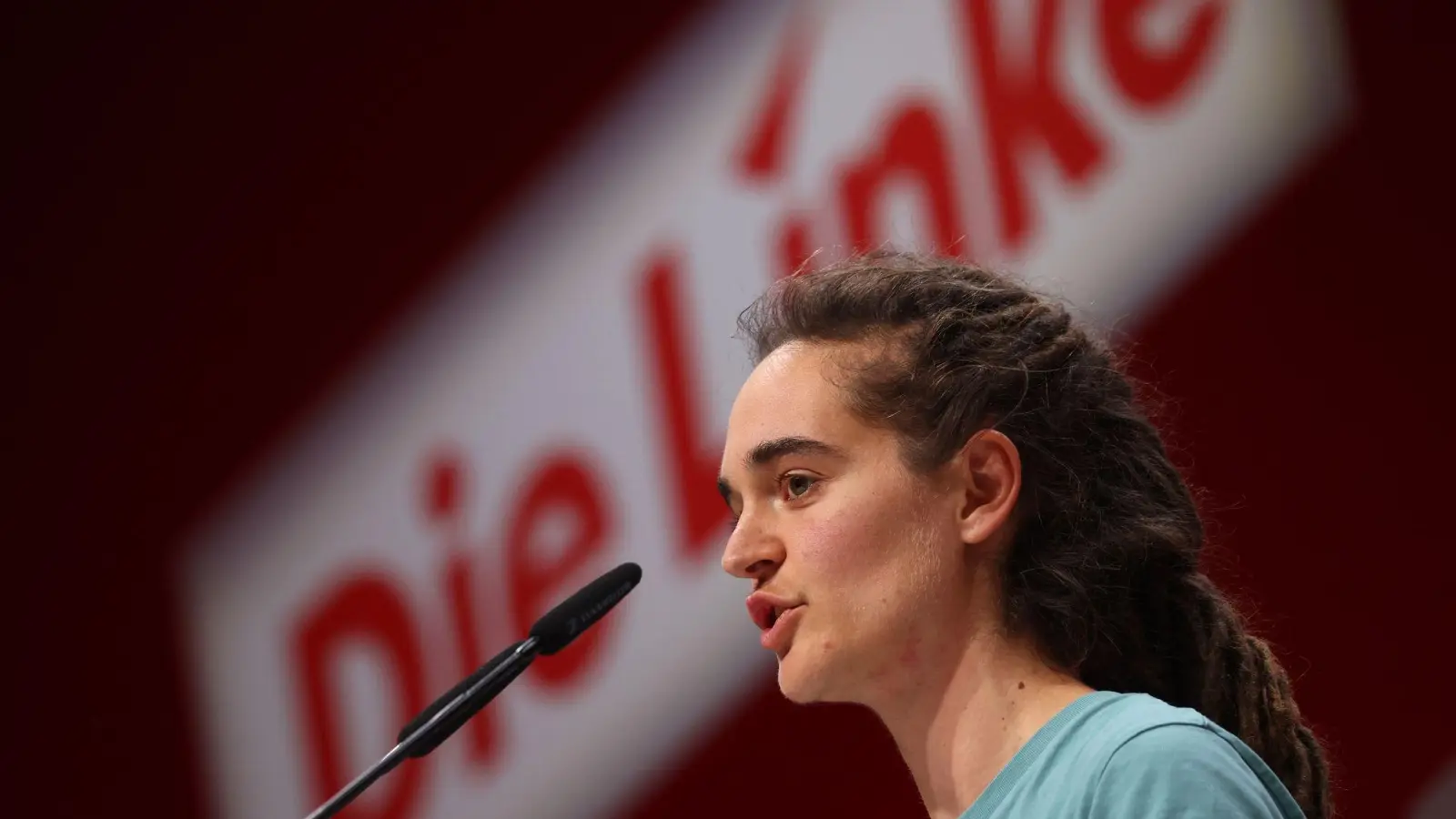 Carola Rackete bildet zusammen mit Martin Schirdewan das Spitzenduo für die Europawahl im kommenden Jahr. (Foto: Karl-Josef Hildenbrand/dpa)