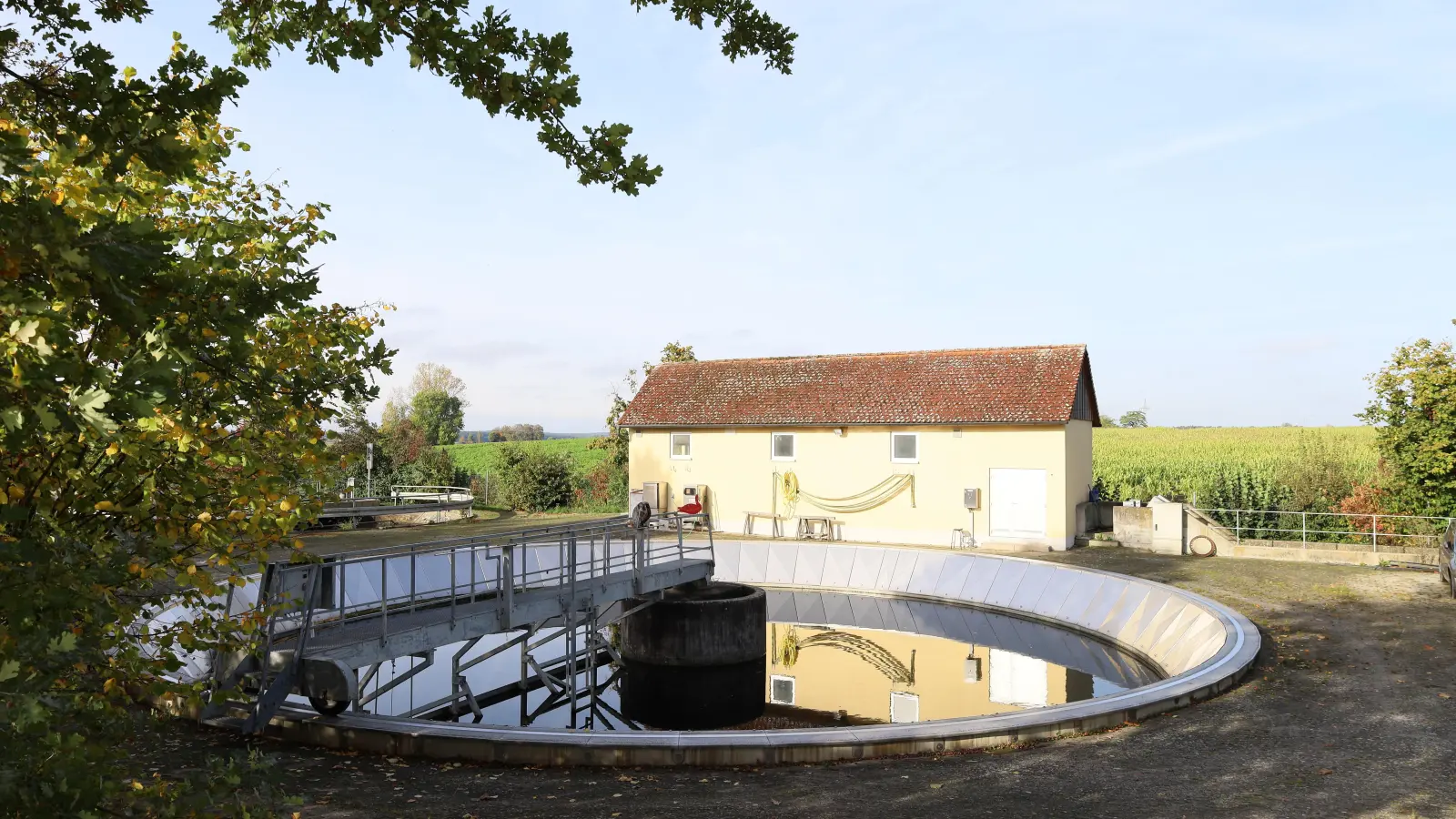 Die Kläranlage Weidenbach wird mit einem hohen Kostenaufwand saniert. (Foto: Alexander Biernoth)