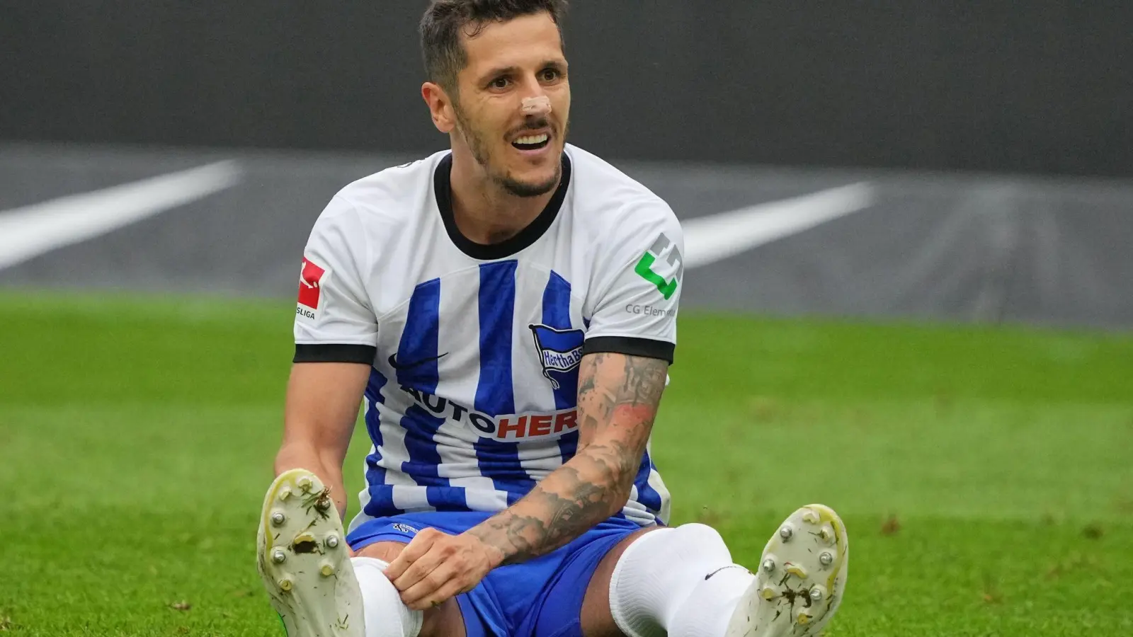 Jovetic wird die Hertha nach dieser Saison wohl wieder verlassen. (Foto: Soeren Stache/dpa)