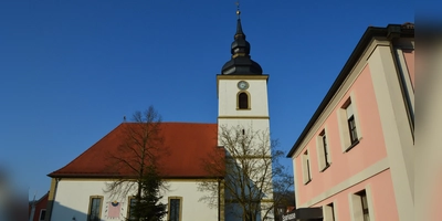 Die Kirche St. Ägidius steht im Zentrum von Burghaslach. (Foto: Martina Hinkelmann)