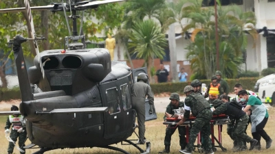  In der Nacht auf Sonntag meldeten beide Seiten Angriffe entlang der Front. (Foto: Sakchai Lalit/AP/dpa)