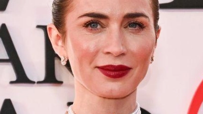 Emily Blunt wird in Hollywood verewigt.  (Foto: Evan Agostini/Invision/AP/dpa)