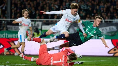 Kiel traf früh zum 1:0. (Foto: Bernd Thissen/dpa)