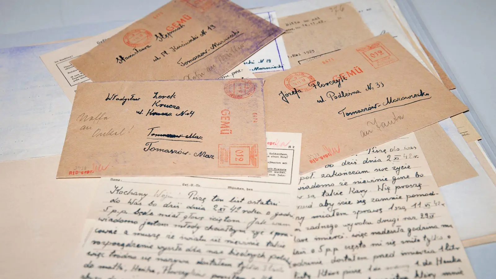 Die Opfer, von denen Abschiedsbriefe im Archiv lagern, waren zwischen 19 und 81 Jahre alt. (Foto: Elisabeth Miletic/Staatsarchiv München /dpa)