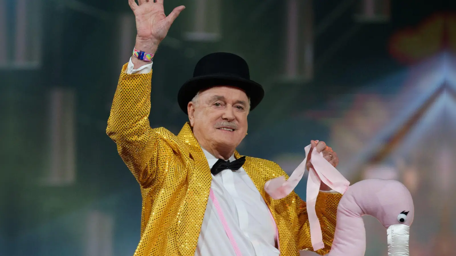 John Cleese bei der Verleihung des „Deutschen Comedypreises 2019“ für sein Lebenswerk. (Archivbild) (Foto: Henning Kaiser/dpa)