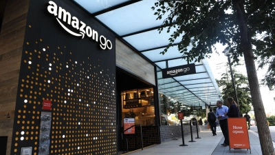 Die Geschäfte von Amazon Go kamen ohne Kassen aus. (Archivbild) (Foto: Andrej Sokolow/dpa)