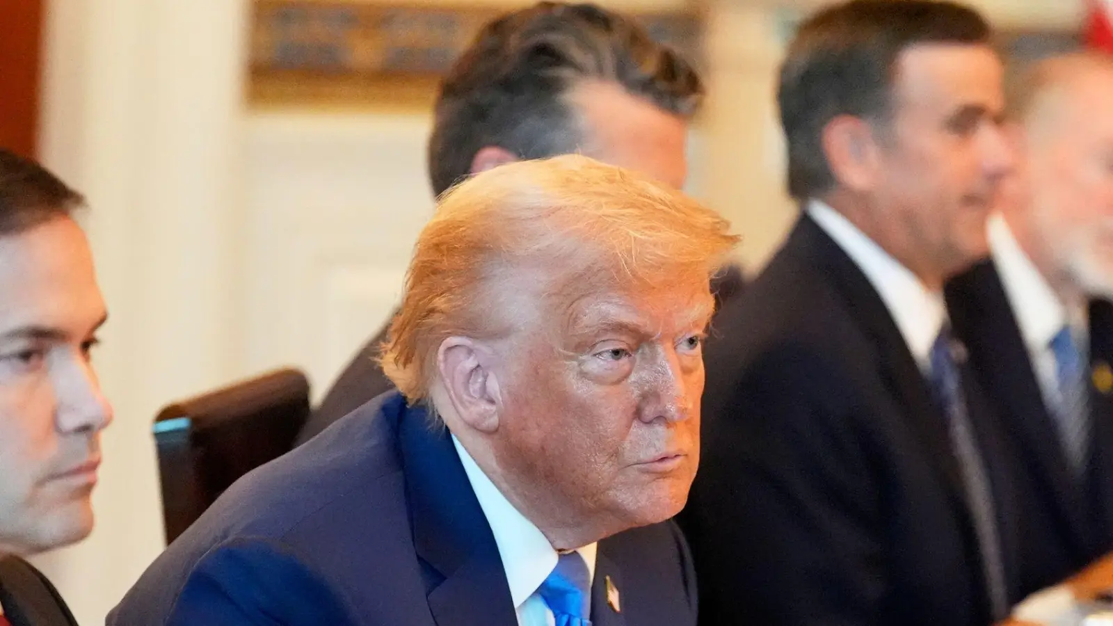 US-Präsident Donald Trump will sich in Sachen Zölle nicht festlegen. (Foto: Alex Brandon/AP/dpa)