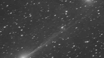 Es handelt sich um einen seltenen interstellaren Kometen.  (Foto: Gianluca Masi/AP/dpa)