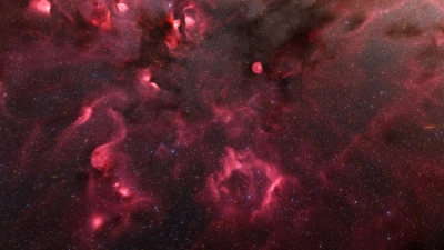 Eine Animation der Esa zeigt einen Ausschnitt aus der 3D-Karte zu Regionen unserer Milchstraße, in denen neue Sterne entstehen. (Foto: -/ESA/Gaia/DPAC, S. Payne-Wardenaar, L. McCallum et al (2025)/dpa)