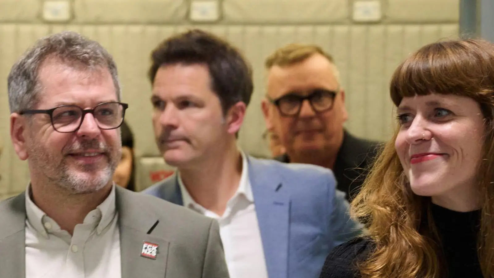 Die Spitzenpolitiker von Linken, Grünen und SPD in Berlin sprechen schon seit längerem über eine Regierungsbildung. (Archivbild) (Foto: Annette Riedl/dpa)