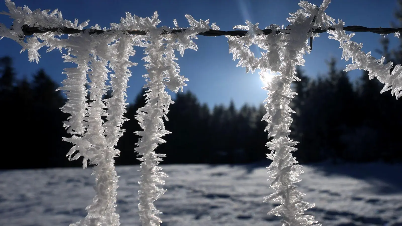 Trotz Sonne gibt es in den Nächten örtlich Glätte und Frost. (Symbolbild) (Foto: Karl-Josef Hildenbrand/dpa)