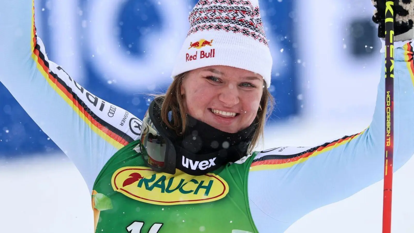 Dritte beim Saisonauftakt in Sölden: Emma Aicher. (Foto: Marco Trovati/AP/dpa)