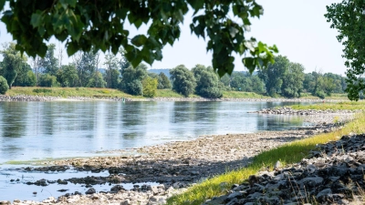 Nicht nur Flüsse und Seen in Bayern melden wegen Hitze und Trockenheit niedrige Pegelstände. Auch im Boden sind die Folgen messbar. (Foto: Armin Weigel/dpa)