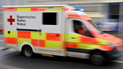 Die beiden 20-Jährigen wurden nach dem Unfall ins Krankenhaus gebracht. (Symbolbild) (Foto: Peter Kneffel/dpa)