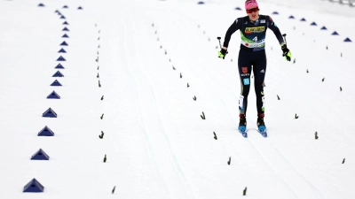 Ist als beste deutsche Sprinterin im WM-Halbfinale ausgeschieden: Laura Gimmler. (Foto: Daniel Karmann/dpa)