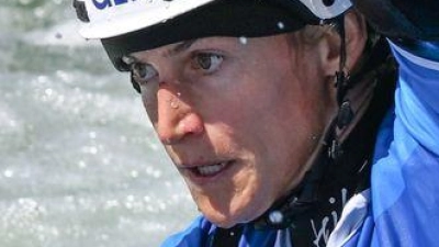 Ricarda Funk ist erstmals richtig zufrieden im Kaja-Cross. Beim Weltcupfinale wird sie Zweite im Time Trial und siegt im danach sogar. (Archivbild) (Foto: Sebastian Kahnert/dpa)