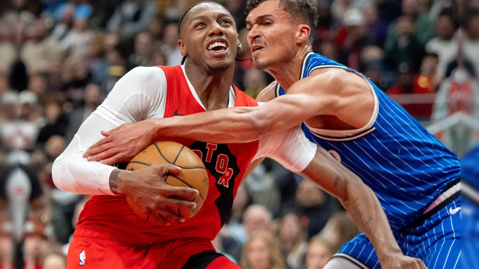 Ging mit den Orlando Magic in Toronto unter: Tristan da Silva (re). (Foto: Frank Gunn/The Canadian Press/AP/dpa)