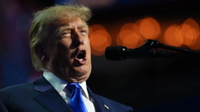 Trump arbeitet gerne mit Feindbildern - aktuell oft im Fokus: „Kommunisten“. (Foto: Jacquelyn Martin/AP/dpa)
