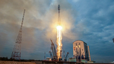 Russland liegt mit seinem Mondprogramm hinter den USA und China. (Archivbild) (Foto: -/Staatlichen Raumfahrtkorporation Roskosmos via AP/dpa)