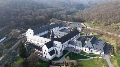 Im fast 900-jährigen Kloster Eberbach im Rheingau sind Vertreter aller Bundesländer mit Weinbau zusammengekommen. (Archivbild)  (Foto: Boris Roessler/dpa)