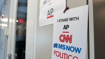 Trump schloss den Sender CNN im September von einer seiner Reisen aus. (Foto: Jose Luis Magana/FR159526 AP/dpa)