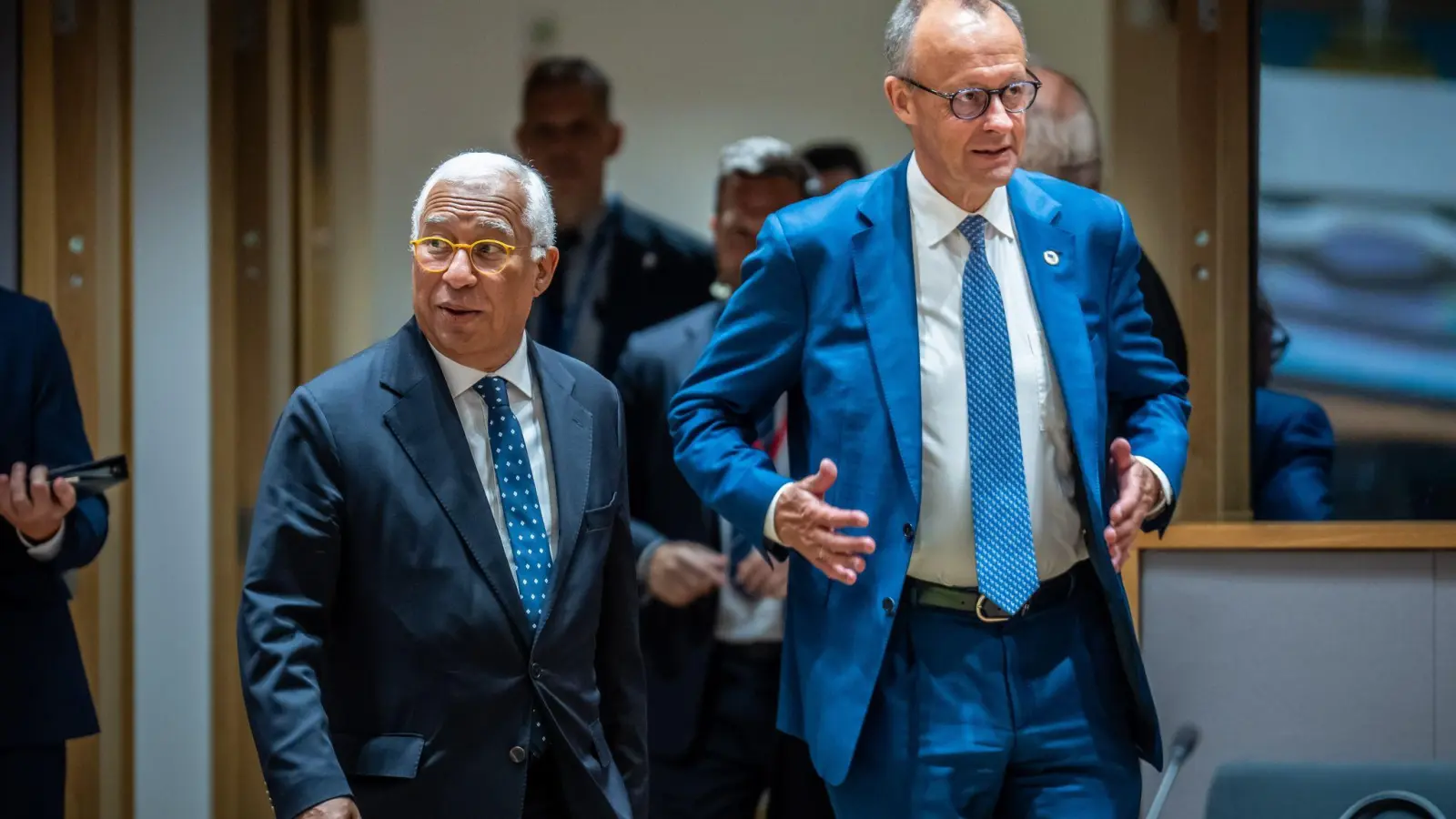 Findet den derzeit diskutierten Vorschlag für den neuen EU-Haushalt deutlich zu hoch: Bundeskanzler Friedrich Merz. (Foto: Michael Kappeler/dpa)