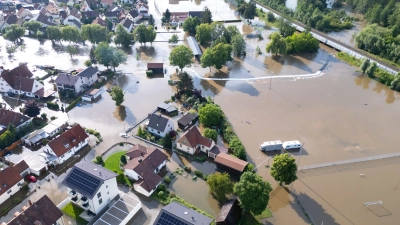 Das Hochwasser hat für viele Schäden gesorgt.  (Foto: Sven Hoppe/dpa)