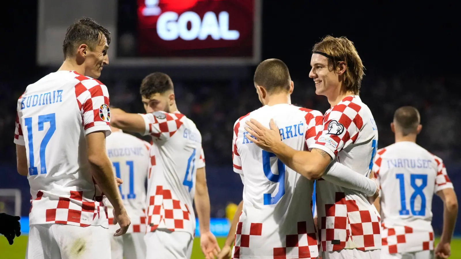 Kroatien löste mit einem Sieg gegen Armenien das Ticket für die EM in Deutschland. (Foto: Darko Bandic/AP)