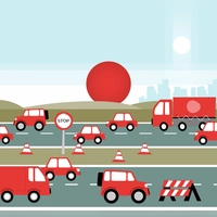 Vom 31. Juli bis 2. August wartet das wohl staureichste Wochenende des Sommers auf Autofahrer. (Foto: dpa-Infografik Gmbh/dpa-tmn)