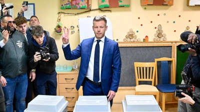 Magyar gab sich schon zuvor siegesgewiss.  (Foto: Denes Erdos/AP/dpa)