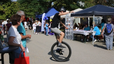 Für Unterhaltung ist bestens gesorgt. (Foto: Alexander Biernoth)