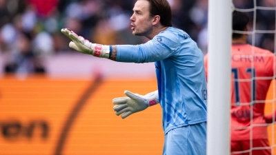 Torhüter Manel Riemann hat den VfL Bochum verklagt und hofft auf eine Teilnahme am Profi-Training. (Foto: Marius Becker/dpa)