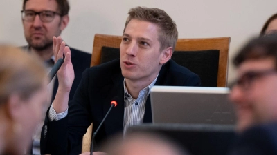 Dominik Krause,  designierter Oberbürgermeister der Stadt München, startet eine neue Runde der Sondierungsgespräche. (Archivbild)  (Foto: Sven Hoppe/dpa)