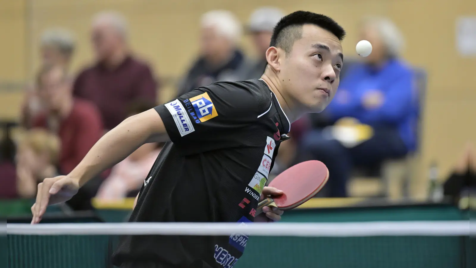 Ballbeschwörer: Chen Chien-An vom TSV Windsbach. (Foto: Martin Rügner)