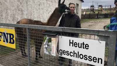 Gäste müssen draußen bleiben: Der Gnadenhof bleibt vorerst geschlossen. Alle Anfragen von Kindergärten und sozialen Einrichtungen muss Katrin Schülein nach der behördlichen Entscheidung ablehnen. (Foto: Florian Pöhlmann)