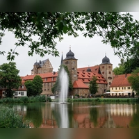 Auf Schloss Thurnau fand der Ehrenabend des Bezirks Oberfranken statt. (Archivbild) (Foto: Daniel Vogl/dpa)