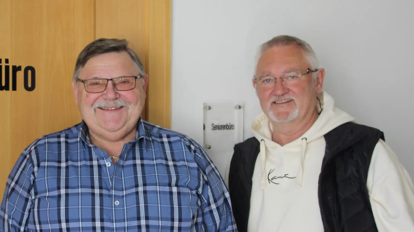 Fritz Heubeck und Michael Vogel stehen an der Spitze des Seniorenbeirates. Mit den verschiedenen Angeboten erreichen sie immer mehr Menschen. (Foto: Robert Maurer)