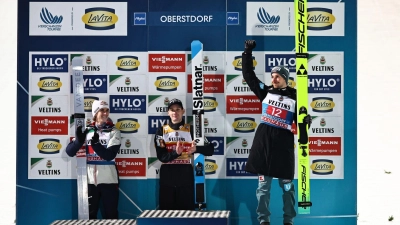 Hoffmann rückte unverhofft aufs Podium. (Foto: Daniel Karmann/dpa)