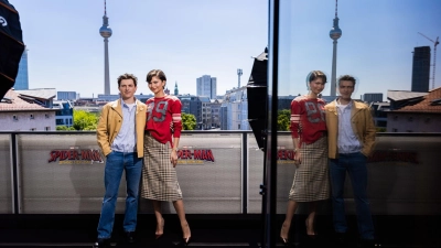 Tom Holland und Zendaya sind die Stars von „Spider-Man: Brand New Day“. (Foto: Christoph Soeder/dpa)