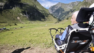 Hermann aus Neuendettelsau stammt aus Südtirol. (Foto: Johannes Stegmann)