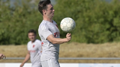 Stefan Herzog erzielte die 2:1-Führung für Aufkirchen. (Foto: M. Rügner)