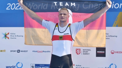 Oliver Zeidler ruderte in Tschechien im Einer zu Gold. (Foto: astný Jan/CTK/dpa)