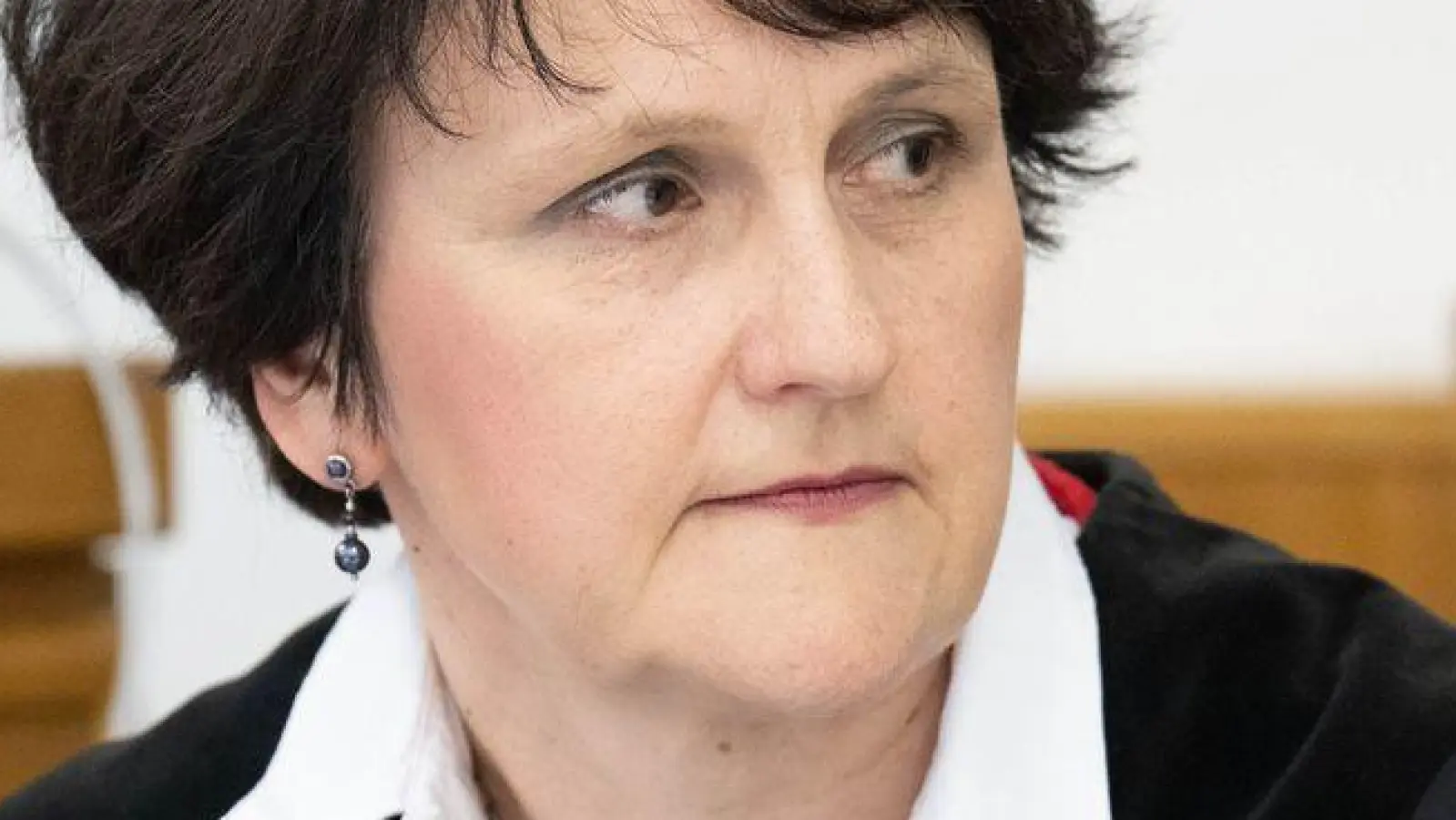 Die Staatsanwaltschaft fordert im Prozess gegen die ehemalige RAF-Terroristin Daniela Klette eine lange Haftstrafe. (Archivbild) (Foto: Sina Schuldt/dpa-Pool/dpa)